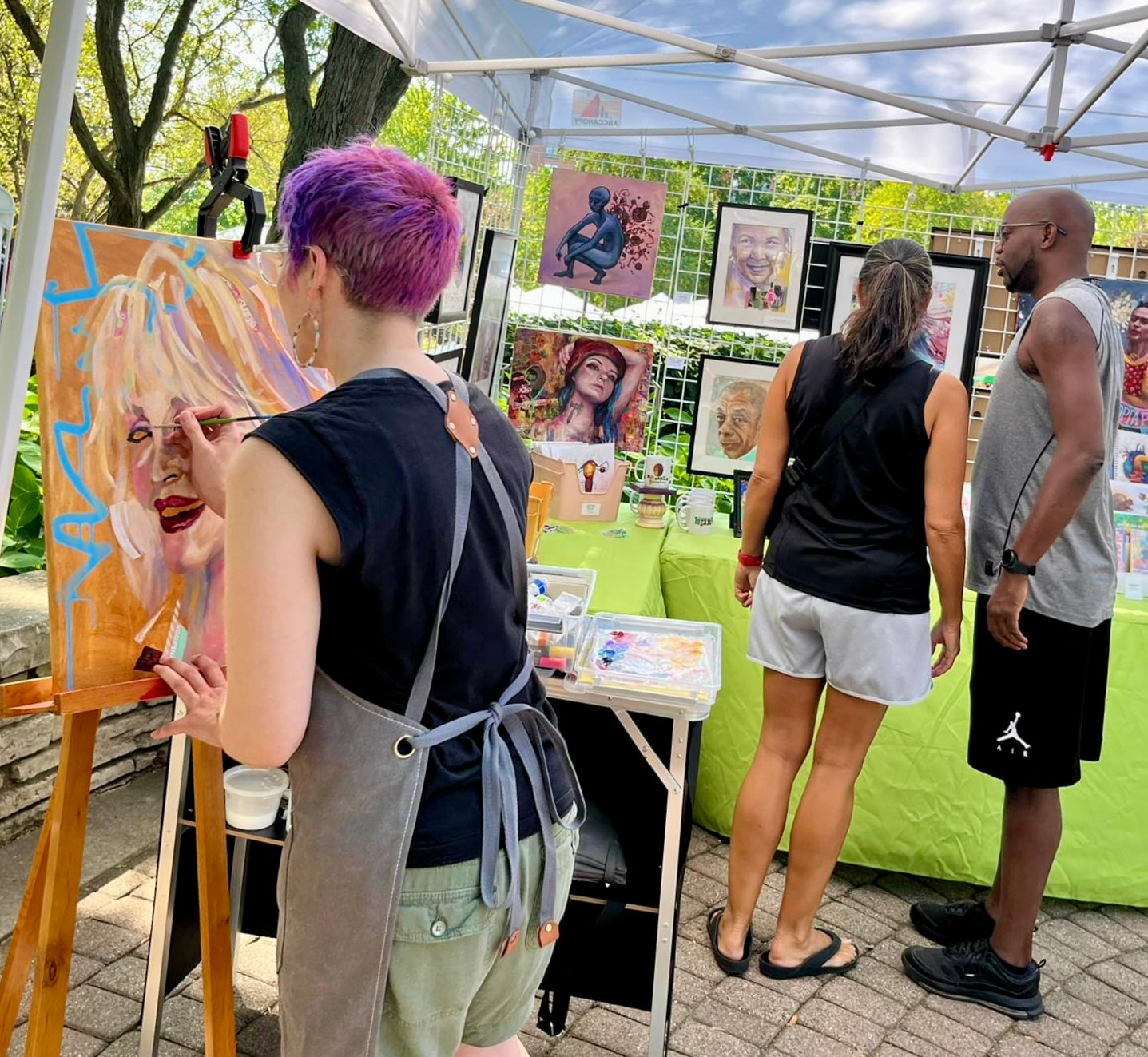 Dolly Parton Portrait - Mixed Media Painting on Canvas - Unframed