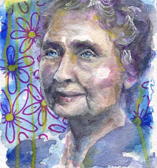 Helen Keller Portrait