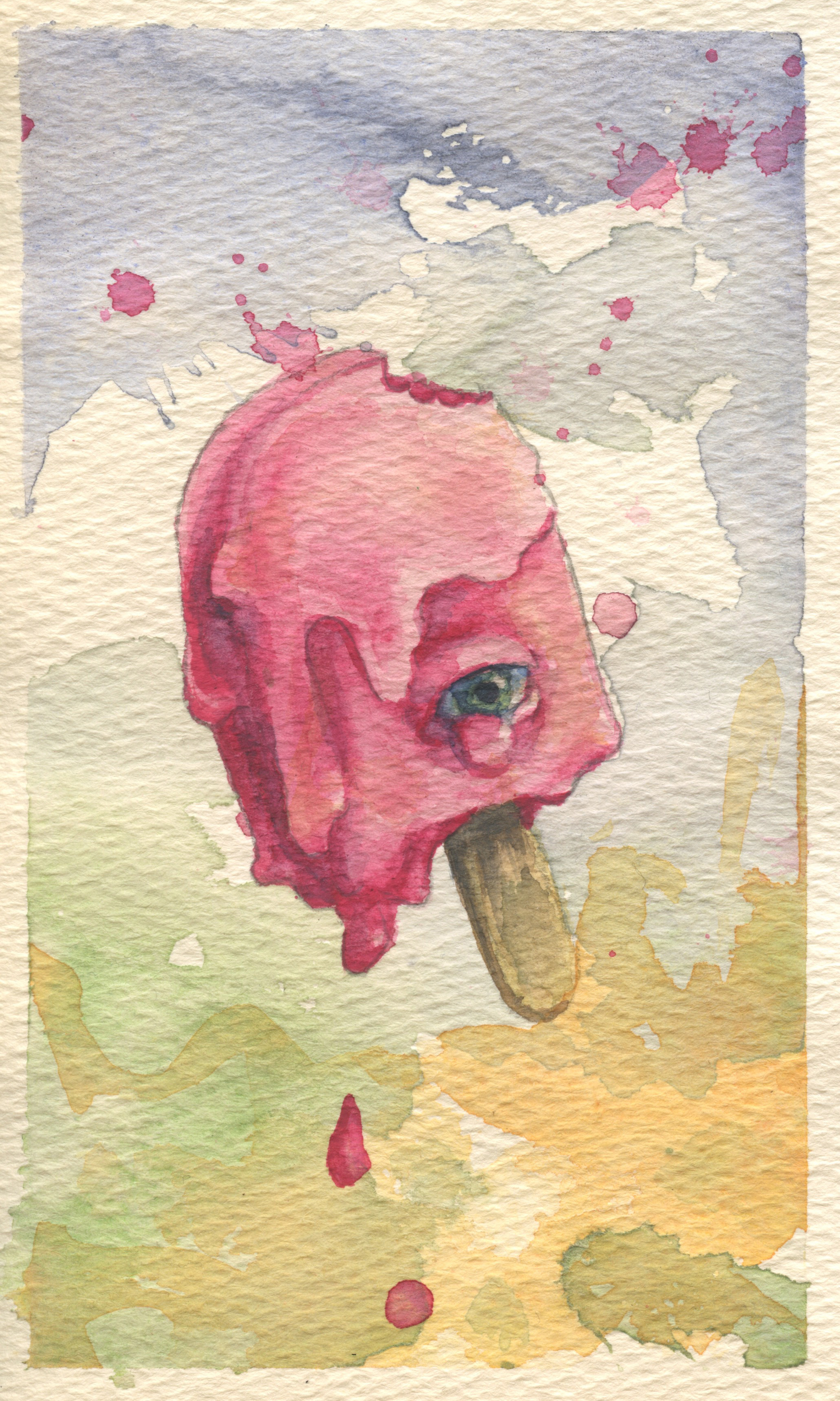 Creepy Treats - Original Watercolor Painting