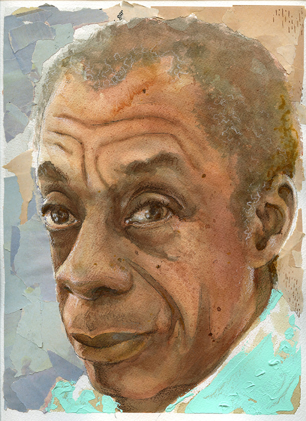 James Baldwin Portrait