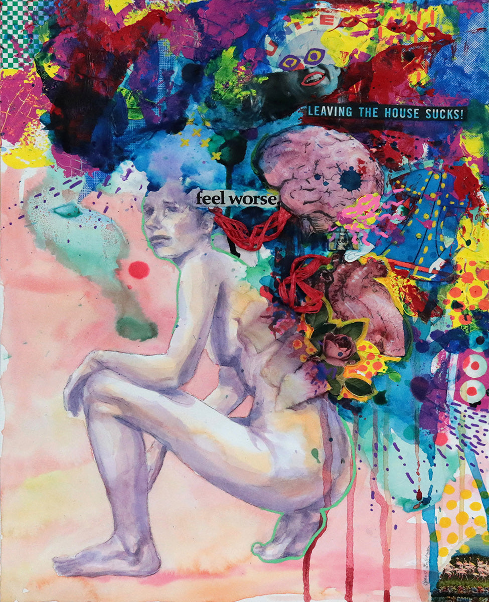 'You're Going to Have to Speak Up (Resilience)' 12x16" Original Artwork - Unframed
