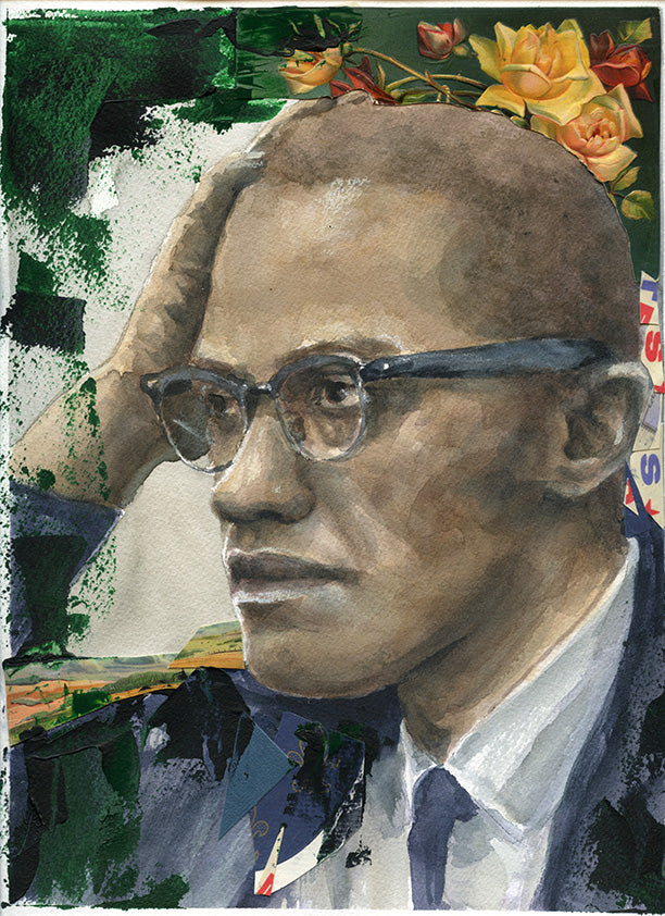 Malcolm X Portrait