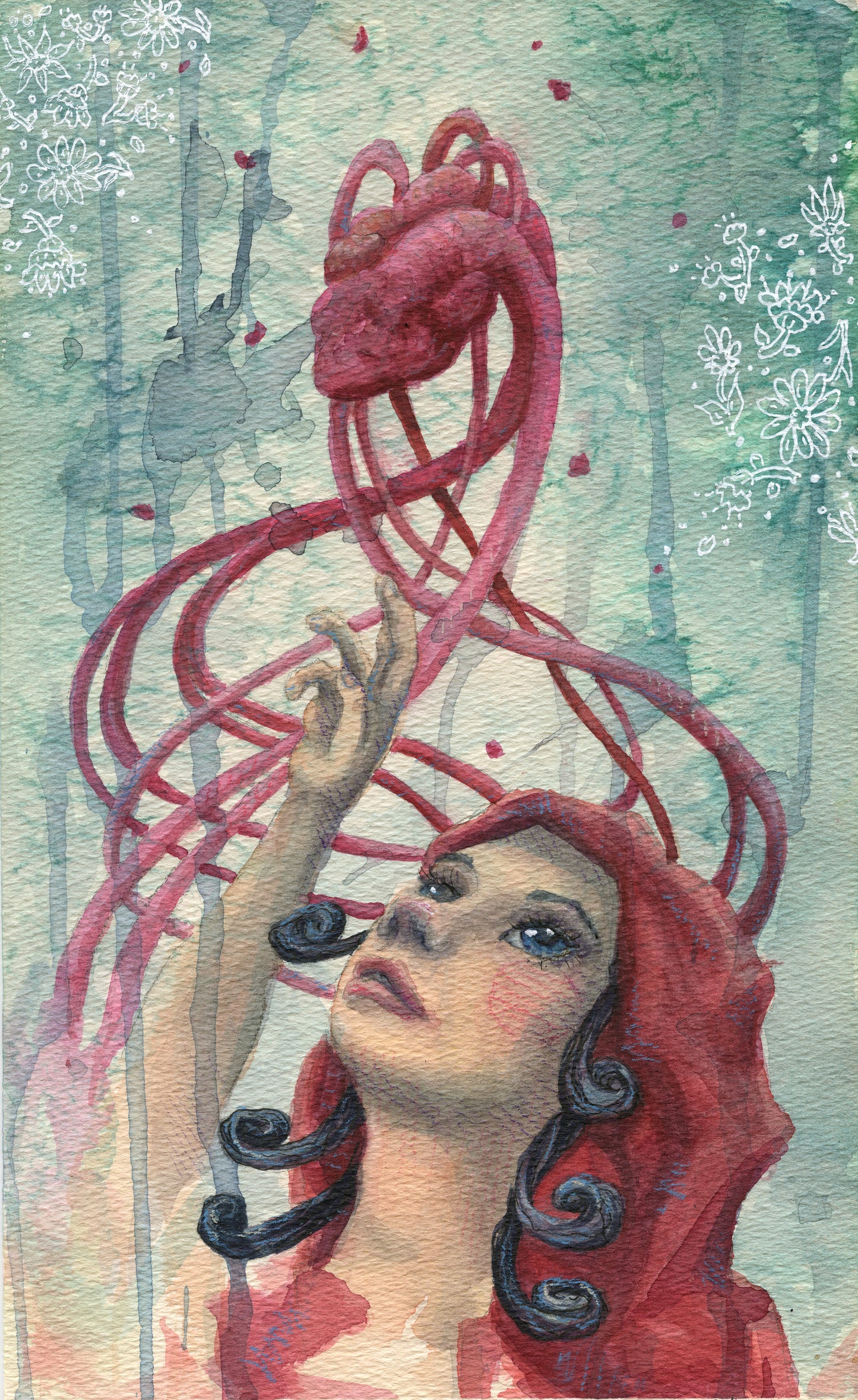 Things That Get Away - Original Watercolor, Pencil, and Ink Painting