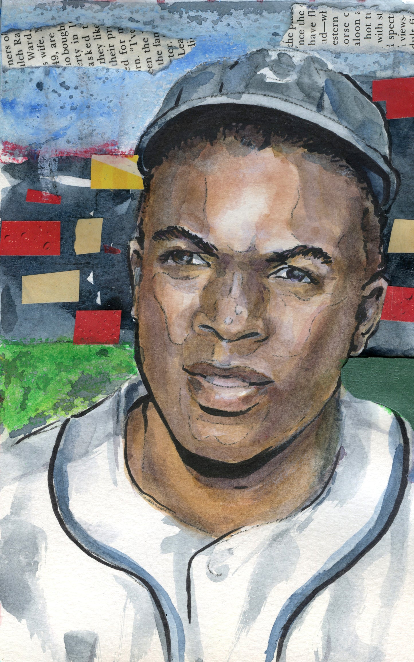 Jackie Robinson Portrait