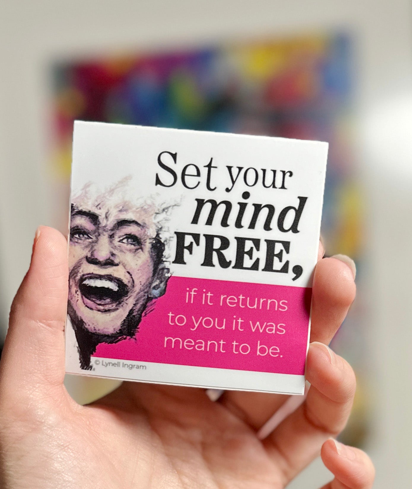 Set Your Mind Free Sticker