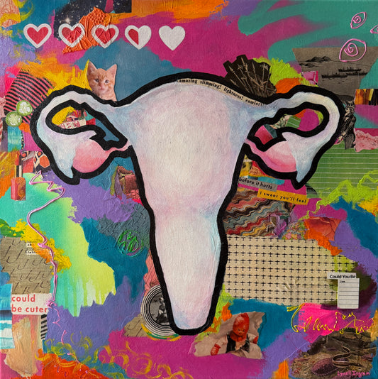 ‘Still?’ Mixed Media Painting - 20x20”