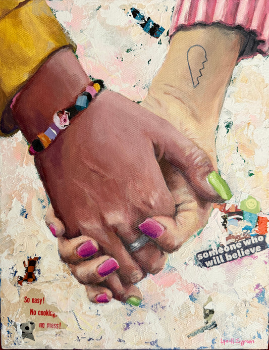 Something Worthwhile - 11x14” Original Mixed Media Painting