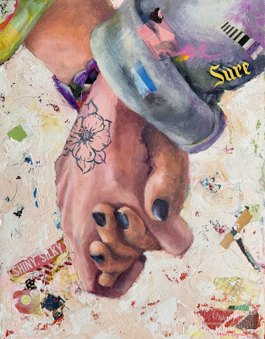 Something Precious - 11x14” Original Mixed Media Painting