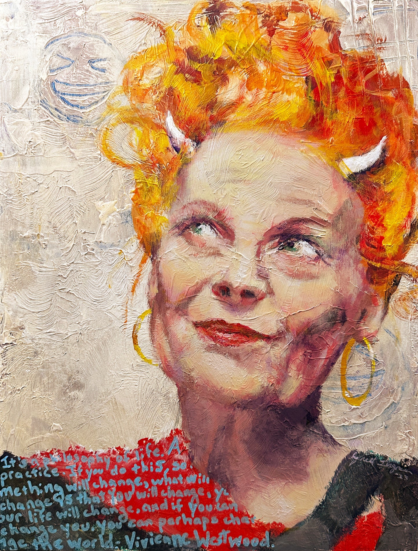 Vivienne Westwood Portrait - Unframed