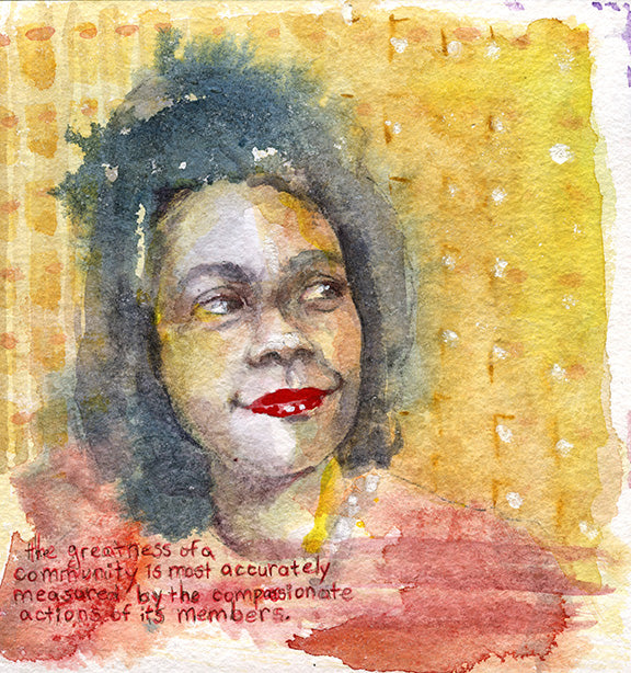 Coretta Scott King Portrait